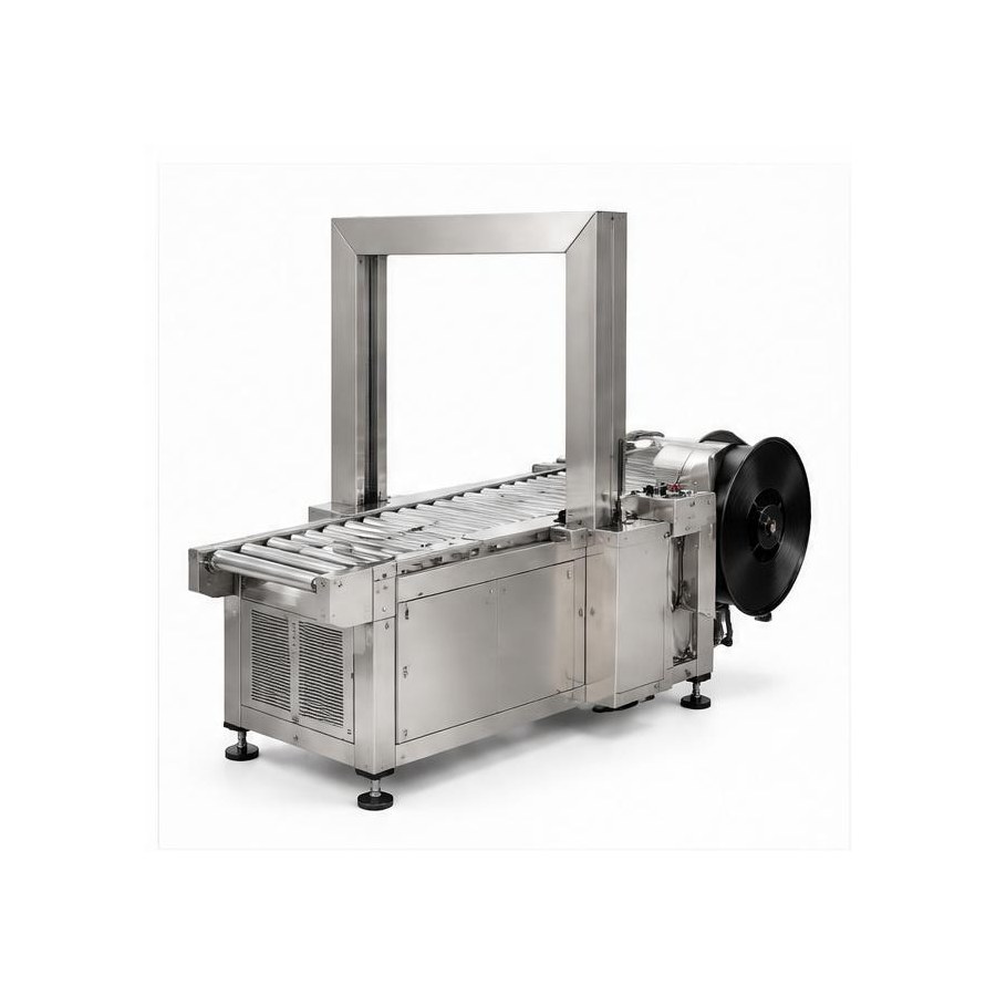 TP-601BP Tauris Transit with press from the fully automatic strapping machines range