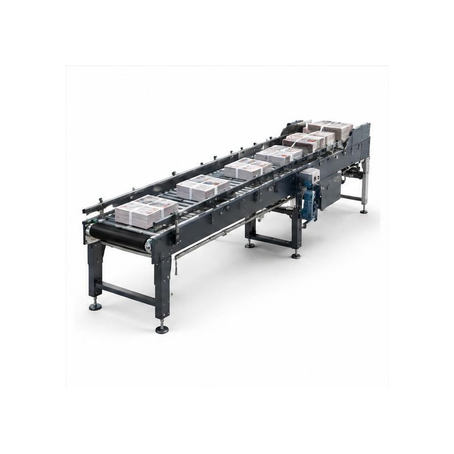 N-AC accumulating conveyor from the print media strapping machines range
