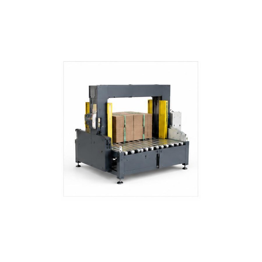 TP-702CQ3-S with integrated squaring system from the corrugated strapping machines range