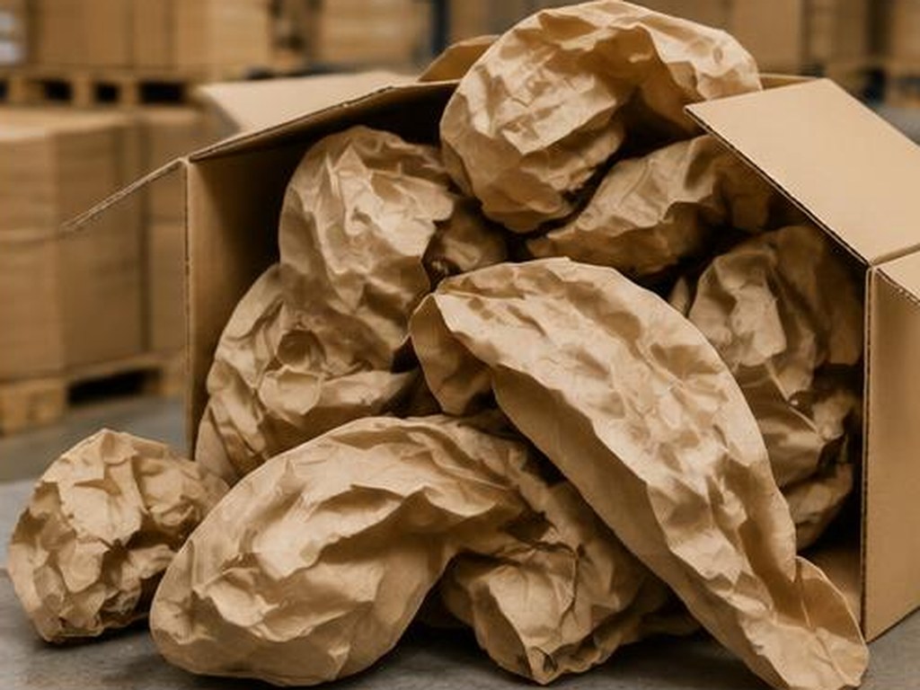 Kraft paper & void fill from AlphaPack Africa